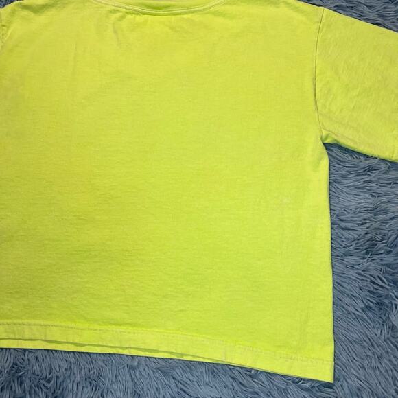 VINTAGE Lake Winnipesaukee Flower Green Blue T Shirt One Size Retro 90s - Picture 5 of 9